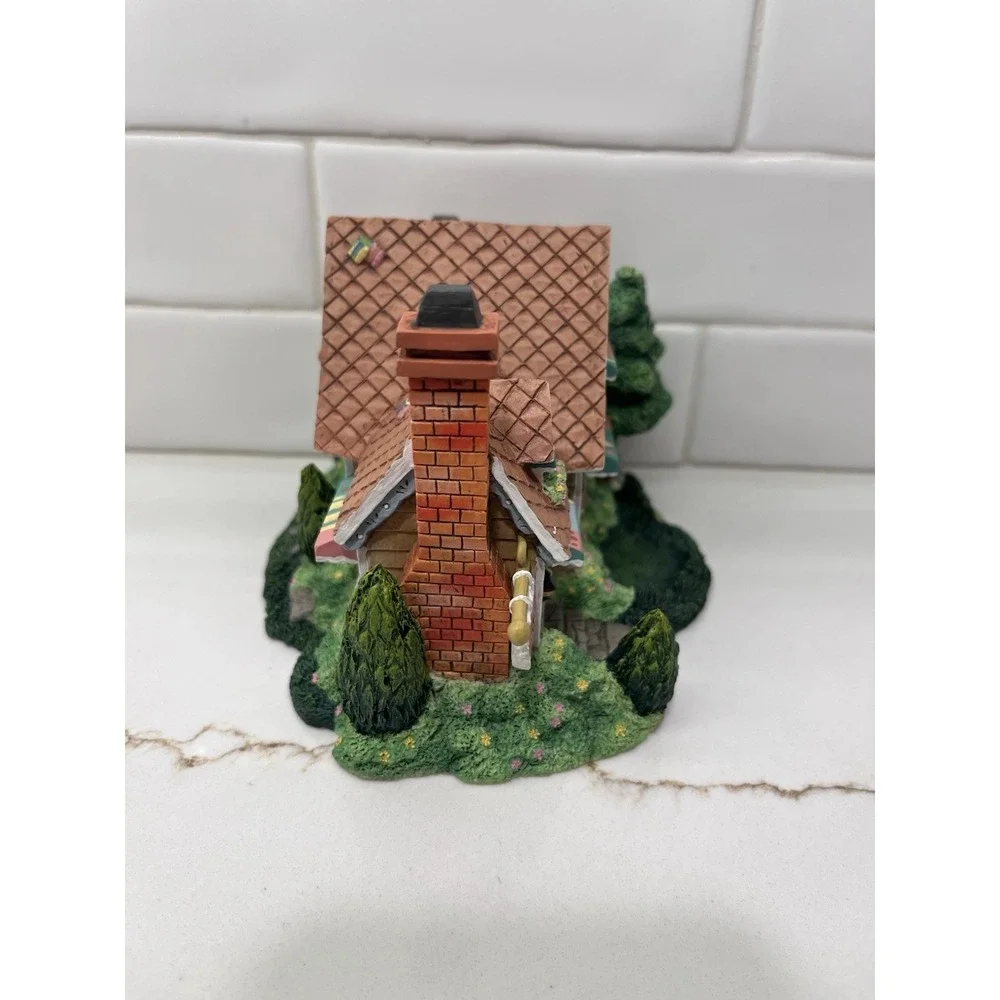 Enesco Cherished Teddies Village Camille's Quilt Shop House 1996 Boxed Vintage